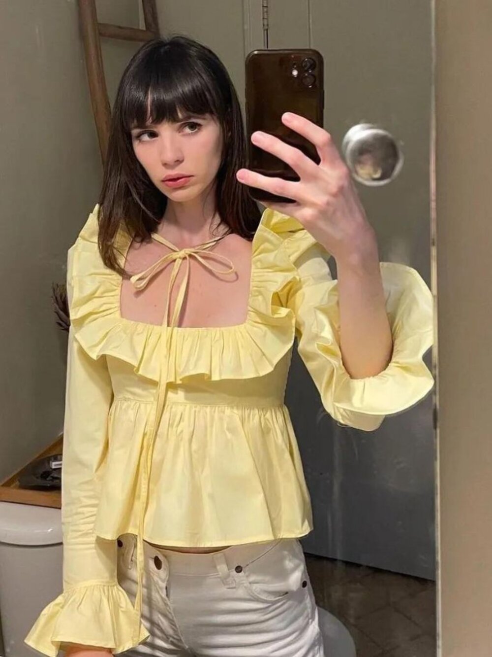 Chalsie Joan Butter Yellow top